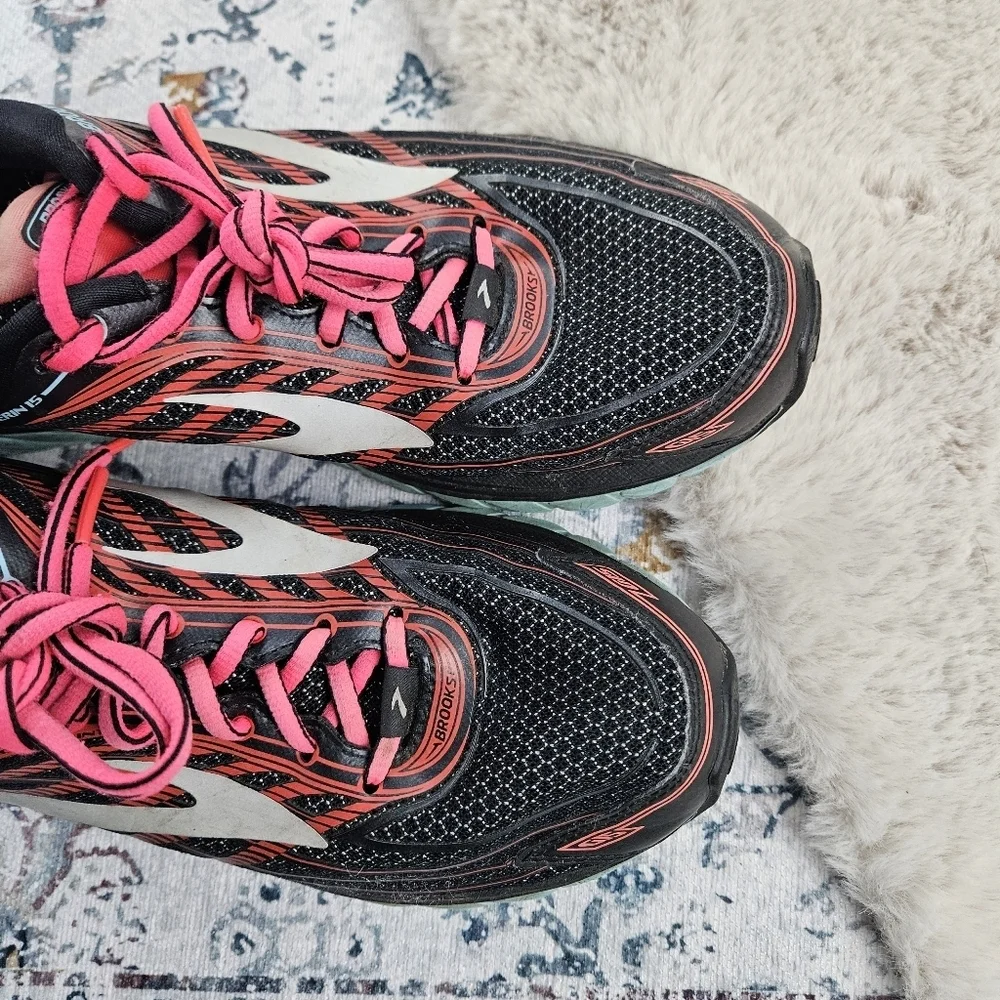 Brooks Glycerin 15 Running Shoes Super DNA Black Pink 1202471B099 US 9 - Picture 8 of 12